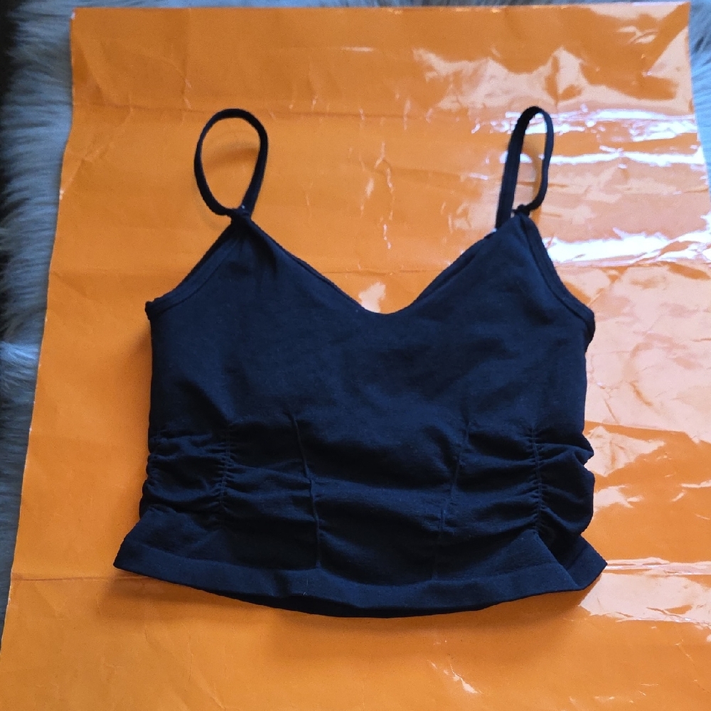 Nwot! Free People Movement Good Karma Crop Tank Black